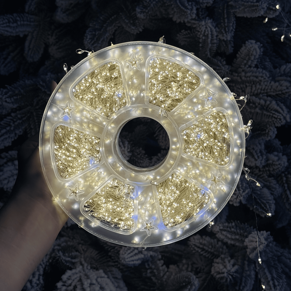 Світлодіодна гірлянда-нитка &laquo;Мішура&raquo; з флеш ефектом 100 м, 3000 LED Теплий білий 422 фото